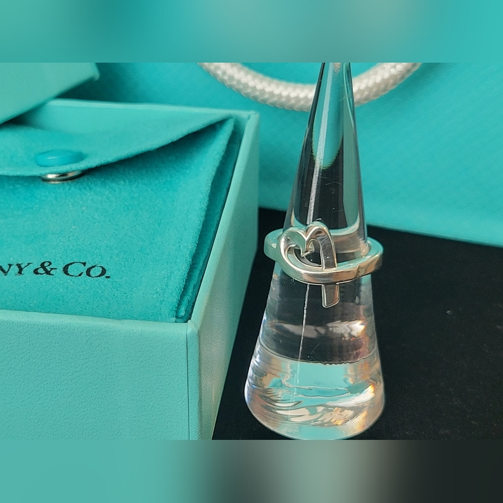 Tiffany & Co. Paloma Picasso Loving Heart Sterling Silver Ring